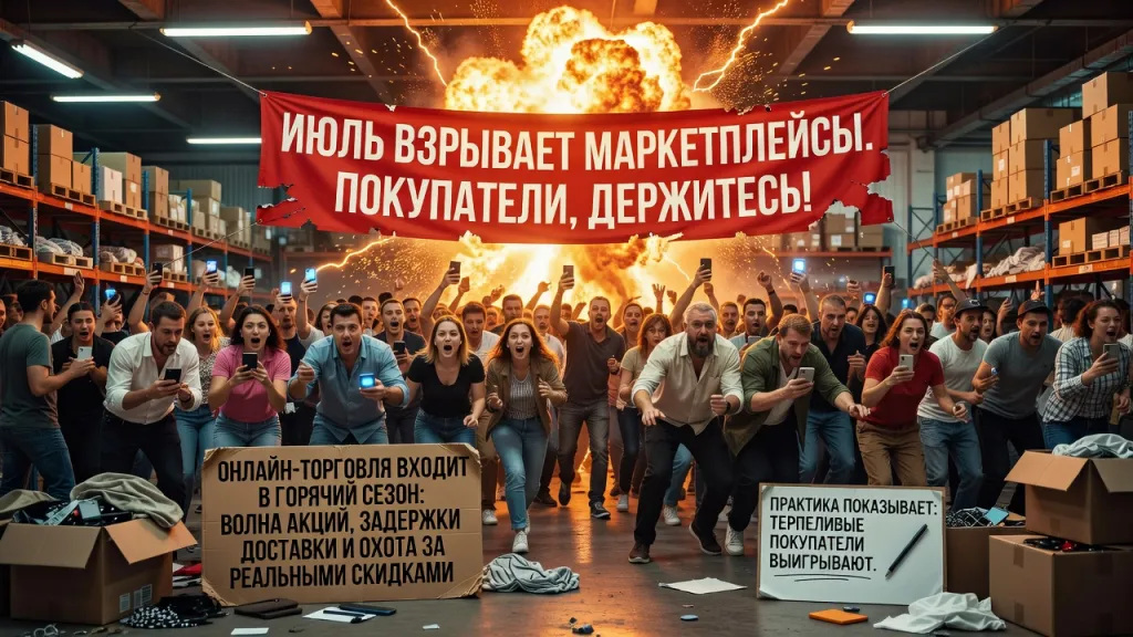 Июль взрывает маркетплейсы. Покупатели, держитесь!